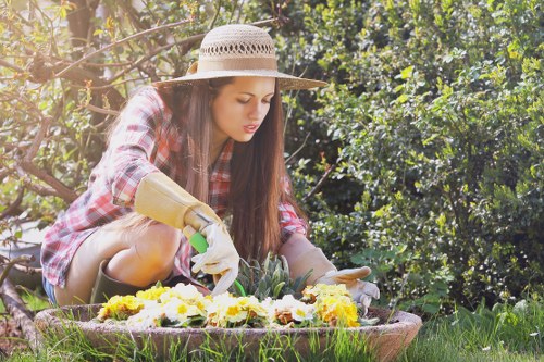 Seasonal hedge cutting and landscape care in Aldwych